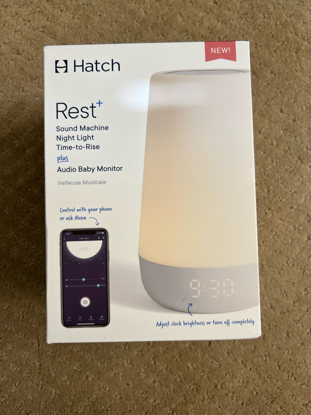 Hatch White Sound Machine and Night Light